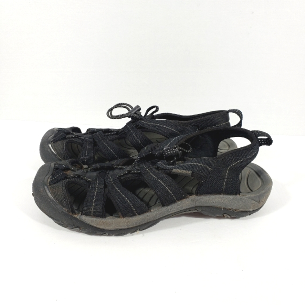 NEVADOS Men's BUNGEE Black Strap Water Close Toe Sandals Size 10